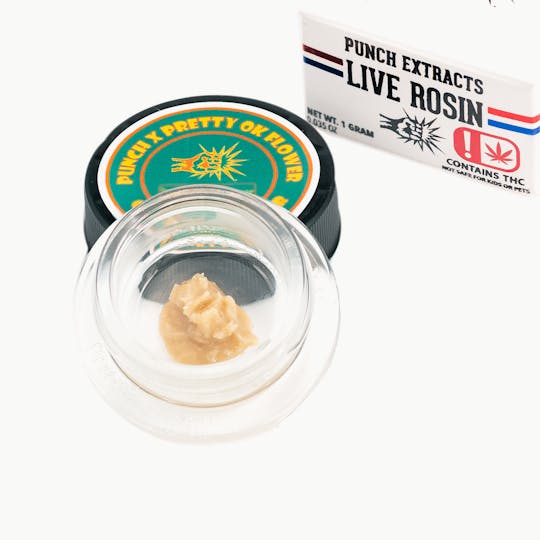 Punch Edibles & Extracts - Cap Junky Silver Tier Live Rosin Cold Cure Badder (1g) - 1