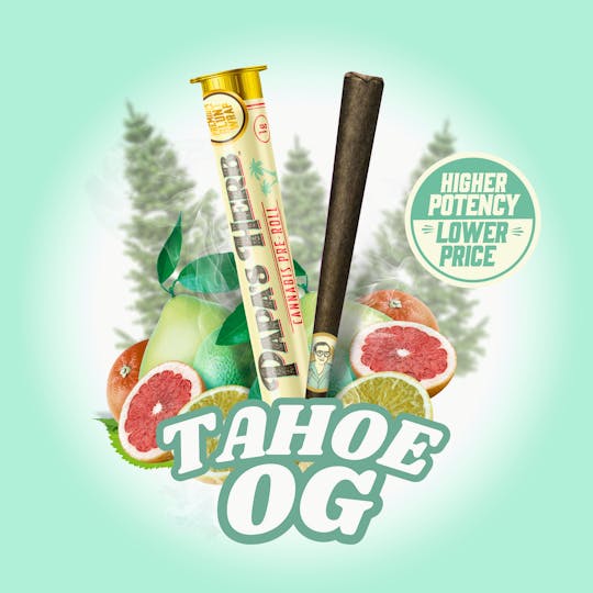 Papa's Herb - Tahoe OG (H) Blunt (1g) - 1