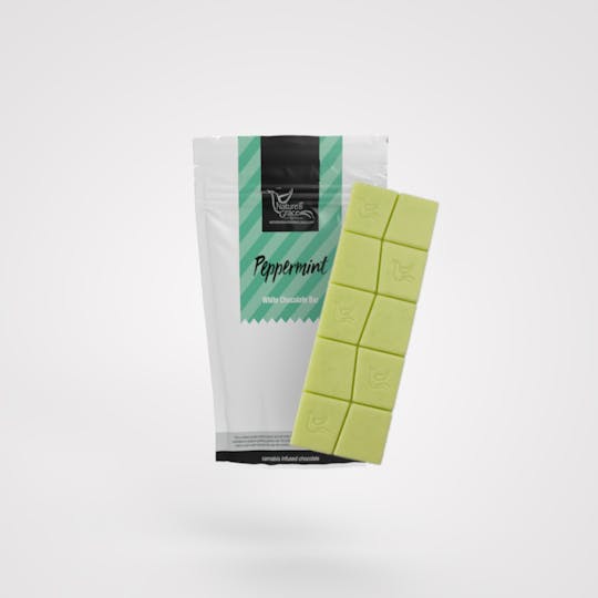 Nature's Grace and Wellness - Nature's Grace | 100mg White Chocolate Bar - Peppermint - 1