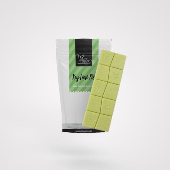 Nature's Grace and Wellness - Nature's Grace | 100mg White Chocolate Crunch Bar - Key Lime Pie - 1