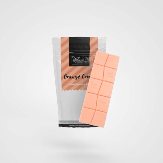 Nature's Grace and Wellness - Nature's Grace | 100mg White Chocolate Bar - Orange Cream - 1