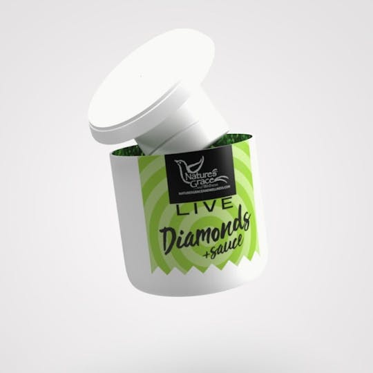 Nature's Grace and Wellness - Nature's Grace | .5g Live Diamonds + Sauce - Sour Banana Sherbet - 1