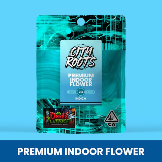 City Roots - Devils Lettuce (Indica) Premium Flower 7g - 1