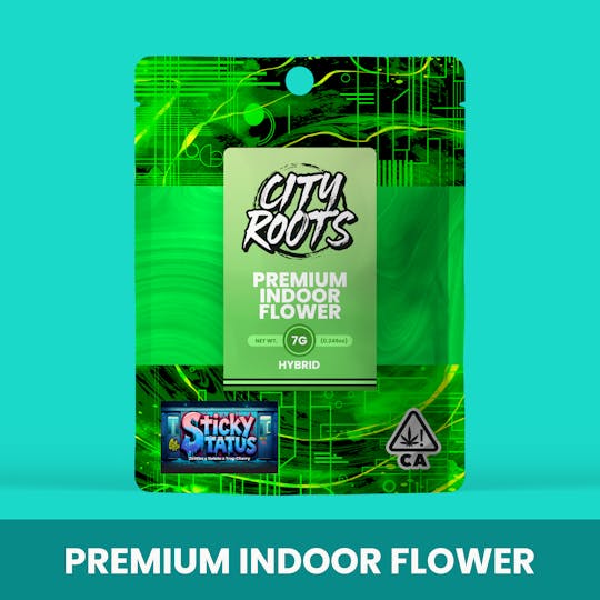 City Roots - Sticky Status (Hybrid) Premium Flower 7g - 1