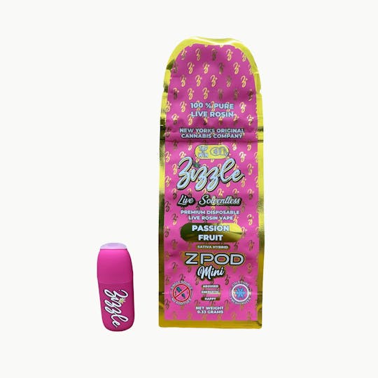 Zizzle - PASSION FRUIT Live Rosin Mini (.3g) - 1