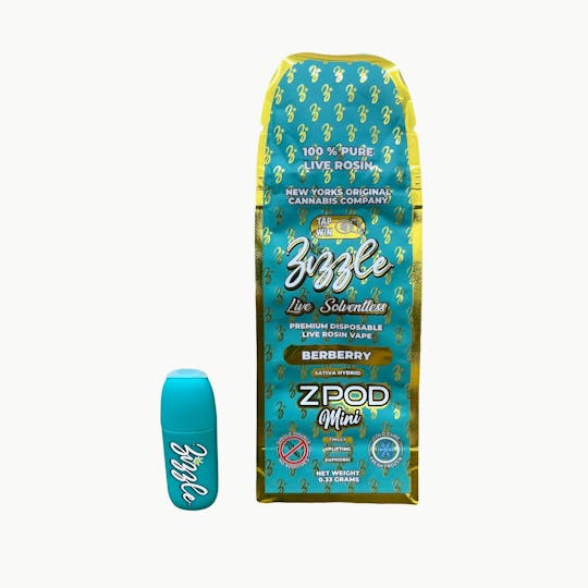 Zizzle - BERBERRY Live Rosin Mini (.3g) - 1