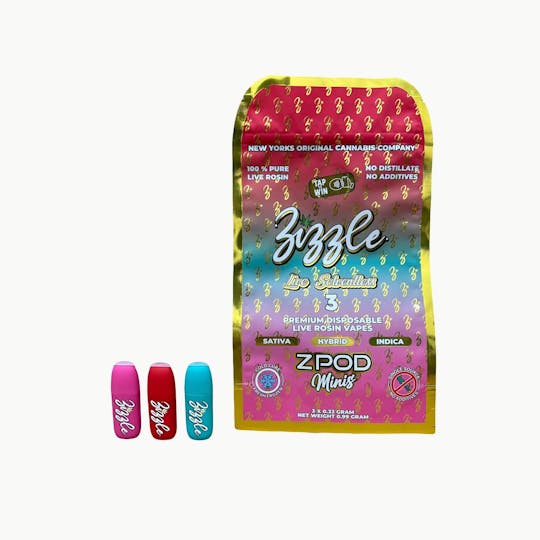 Zizzle - Z Pod Live Rosin Minis 3 pack (.3g) - 1