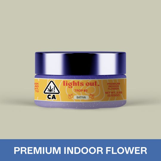 Lights Out - Trop 3 (Sativa) Flower 3.5g - 1