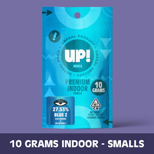 UP! - Blue Z (Indica) Premium Indoor Smalls 10g - 1