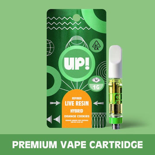 UP! - Orange Cookies (Hybrid) Live Resin Cartridge 1g - 1