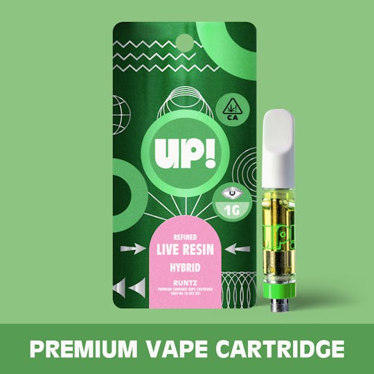 UP! - Runtz (Hybrid) Live Resin Cartridge 1g - 1