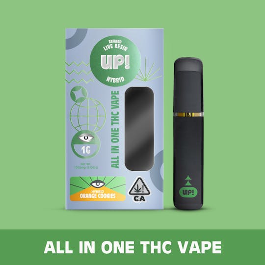 UP! - Lemon Orange Cookies (Hybrid) Live Resin All-In-One Vape 1g - 1