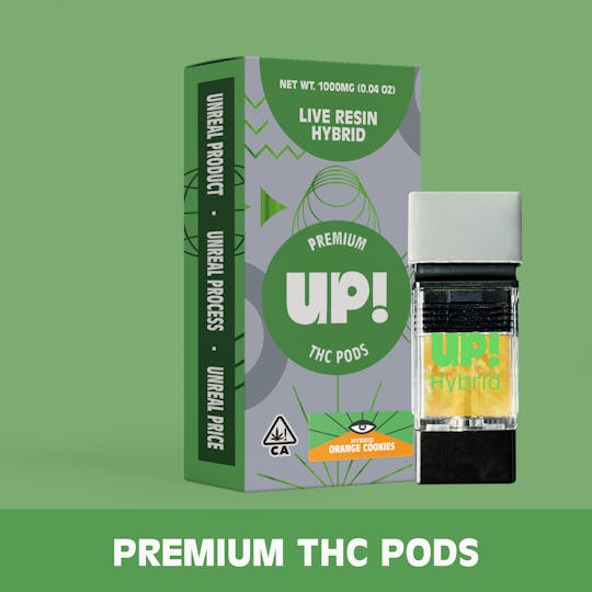 UP! - Orange Cookies (Hybrid) Live Resin Pod 1g - 1