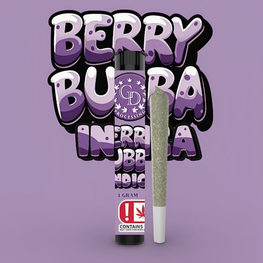 GD CANNABIS PROCESSING - 1G PRE-ROLL BERRY BUBBA - 1