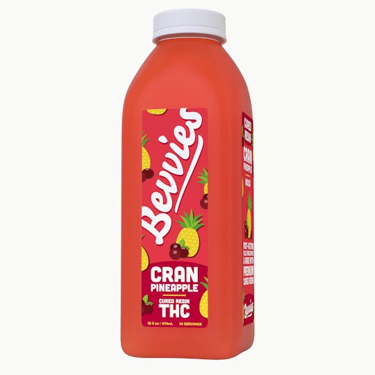 Bevvies - Cured Resin Cran Pineapple 16oz Drink - 1