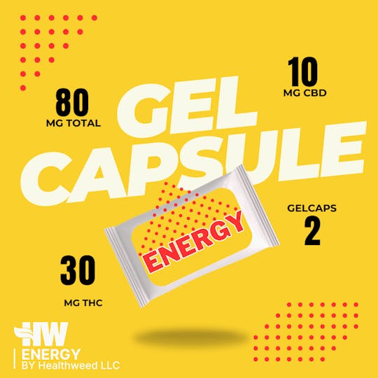 Health Weed - HW Energy Capsules 80mg - 1