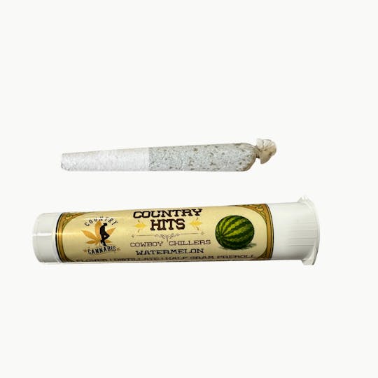 Country Cannabis - Watermelon | Single Country Hits Infused Mini Pre-roll | .5G - 1