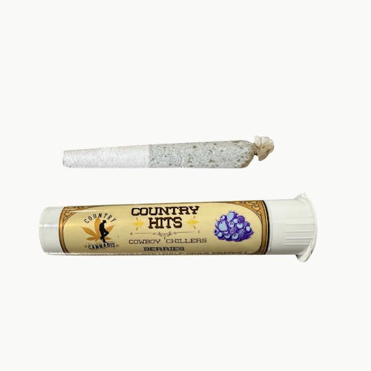 Country Cannabis - Berries | Single Country Hits Infused Mini Pre-roll | .5G - 1