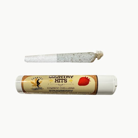 Country Cannabis - Strawberry | Single Country Hits Infused Mini Pre-roll | .5G - 1