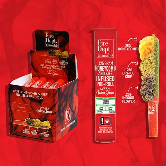 Fire Dept. Cannabis - Fire Dept Cannabis - Hells Bells 0.625g Infused Preroll - 1