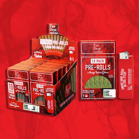 Fire Dept. Cannabis - Fire Dept Cannabis - Rozay Candy (1g 10pk Preroll) - 1