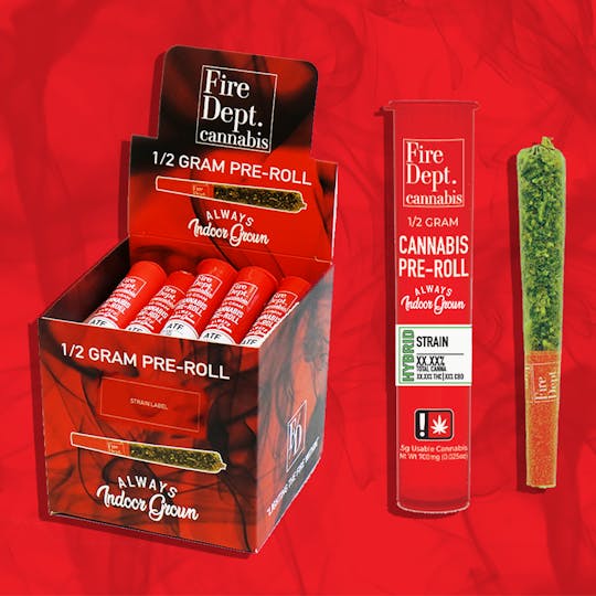 Fire Dept. Cannabis - Fire Dept Cannabis - Platinum Cherry (1/2g Preroll) - 1