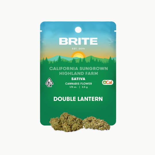 Brite Labs - BRITE Highland OCal Sun-Grown Flower (3.5g) - Sativa - Double Lantern - 1
