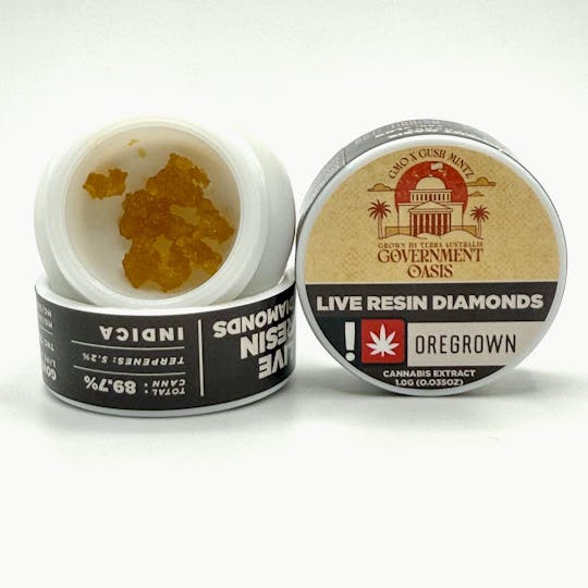 Oregrown - Oregrown - 1 Garm Government Oasis Live Resin Diamonds - 1