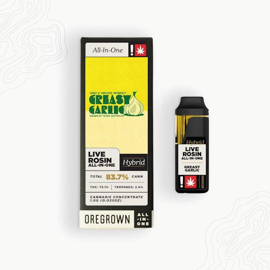 Oregrown - Oregrown - Greasy Garlic Live Rosin All-In-One - 1