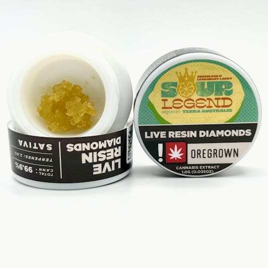 Oregrown - Oregrown - 1 Gram Sour Legend Live Resin Diamonds - 1