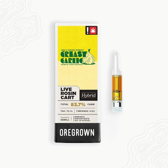 Oregrown - Oregrown - Greasy Garlic Live Rosin Cart - 1