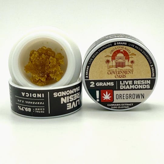 Oregrown - Oregrown - 2 Garm Government Oasis Live Resin Diamonds - 1