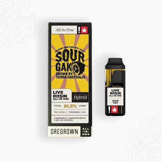 Oregrown - Oregrown - Sour Gak Live Rosin All-In-One - 1