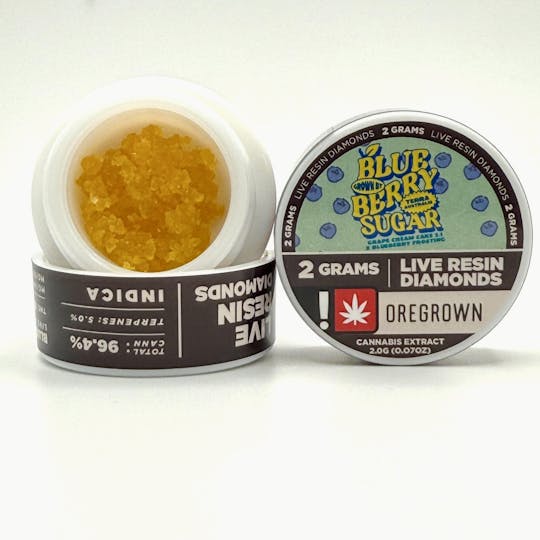 Oregrown - Oregrown - 2 Gram Blueberry Sugar Live Resin Diamonds - 1