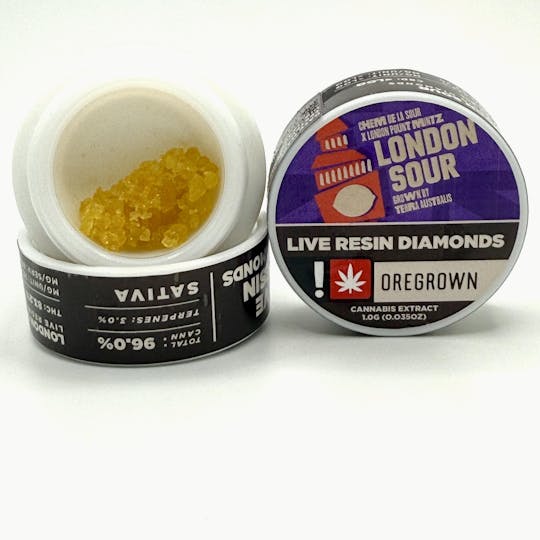 Oregrown - Oregrown - 1 Gram London Sour Live Resin Diamonds - 1