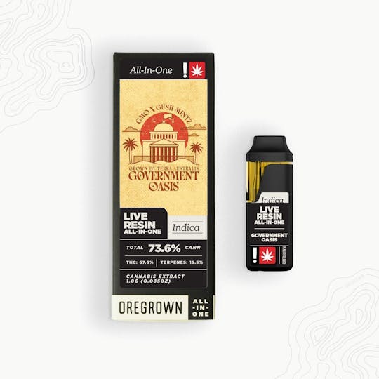 Oregrown - Oregrown - Government Oasis Live Resin + All-In-One - 1