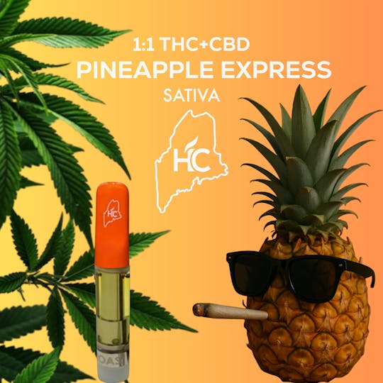 High Coast - High Coast 1G 1:1 THC+CBD Cartridge - Pineapple Express (Sativa) - 1