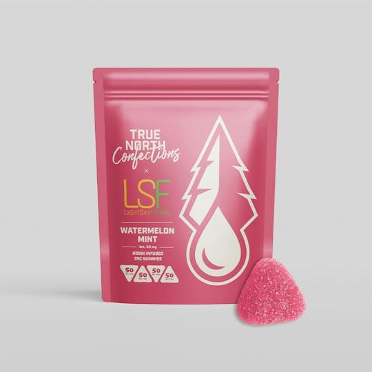 LightSky Farms - Watermelon Mint 200mg Rosin Gummies - 1
