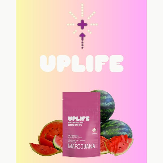 MidSouth Extracts - Uplife Gummies - 1000mg - Watermelon - 1