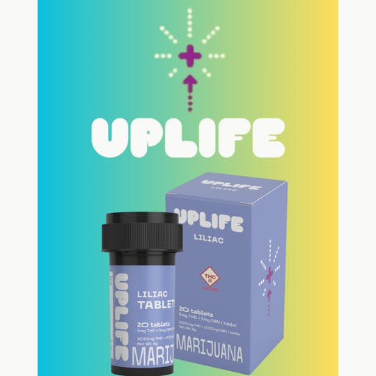 MidSouth Extracts - Uplife Tablets - 100mg 1:1 CBG/THC - Emerald - 1