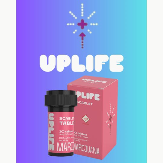 MidSouth Extracts - Uplife Tablets - 200mg THC - Scarlett - 1