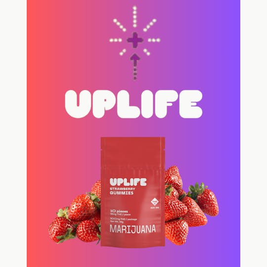 MidSouth Extracts - Uplife Gummies - 500mg - Strawberry - 1