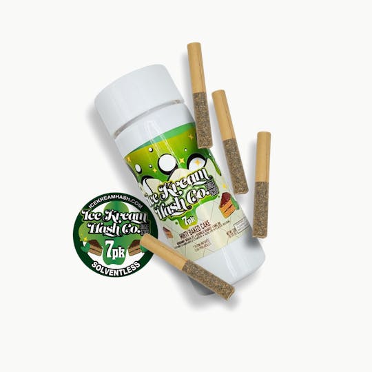 Ice Kream Hash Co. - IKHCO | Minty Baked Cake 7pk | Rosin Infused PRJ | Single Scoops 7pk | 3.5g - 1