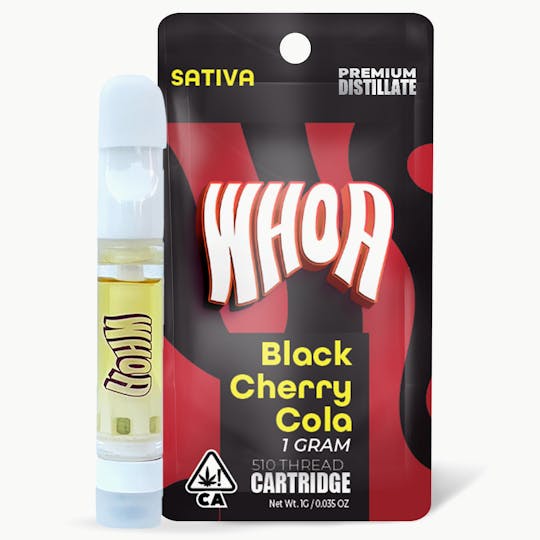 Whoa - Black Cherry Cola 510 Vape Cartridge - 1