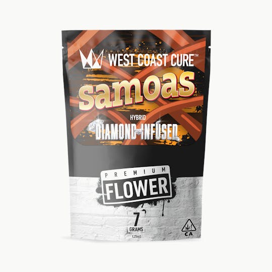 West Coast Cure - Samoas - 7G Diamond Infused Premium Flower - 1