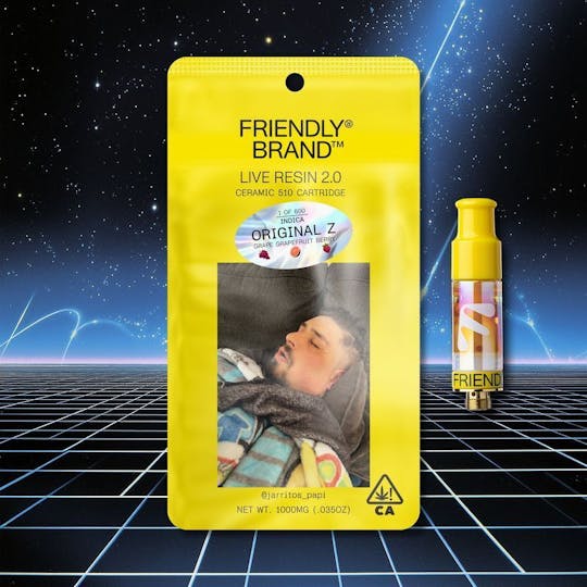 Friendly Brand - ORIGINAL Z Live Resin 510 Cart - 1