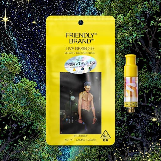 Friendly Brand - GODFATHER OG Live Resin 510 Cart - 1
