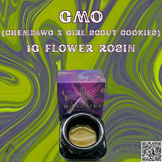 MidSouth Extracts - GMO - Flower Rosin - 1g - 1