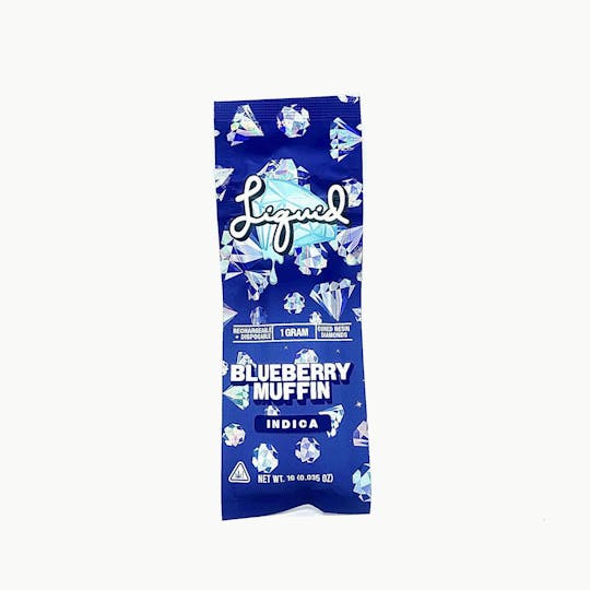 Coastal Remedies - Blueberry Muffin | 1g Cured Resin Diamond Disposable | Liquid - 1