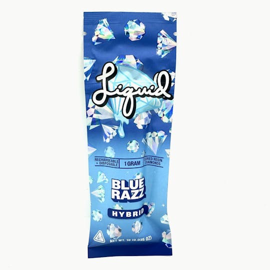 Coastal Remedies - Blue Razz | 1g Cured Resin Diamond Disposable | Liquid - 1